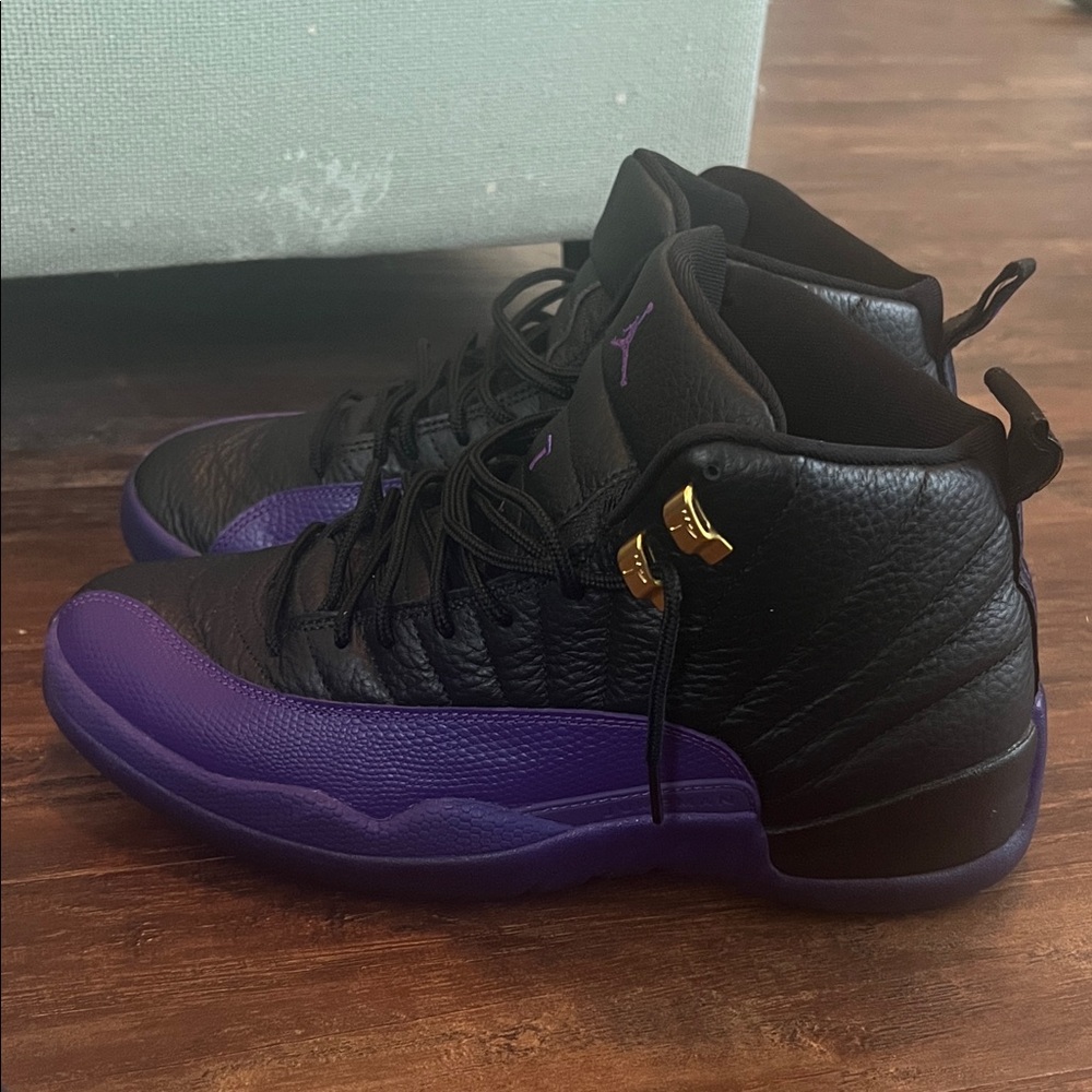 Air Jordan 12 Retro Lakers Field Purple Men’s Size 10.5 Preowned no box
